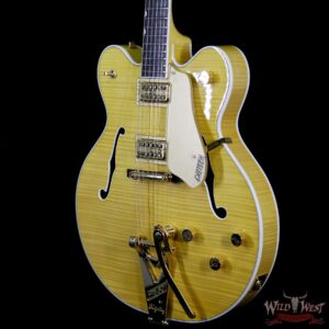 Gretsch G6122TFM Players Edition Country Gentleman with Bigsby Filter Tron Pickups Amber Stain - Image 2