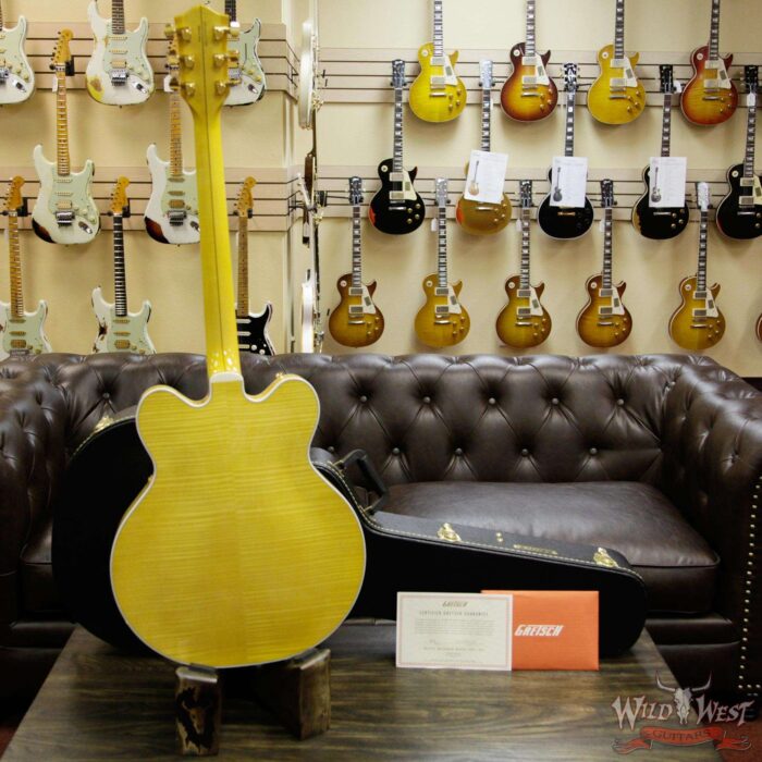 Gretsch G6122TFM Players Edition Country Gentleman with Bigsby Filter Tron Pickups Amber Stain - Image 14