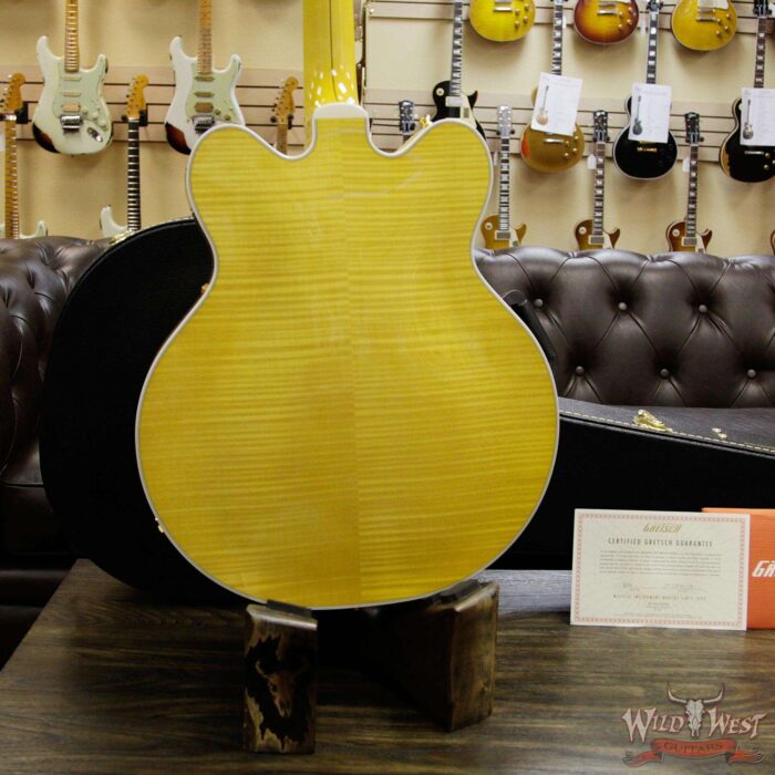 Gretsch G6122TFM Players Edition Country Gentleman with Bigsby Filter Tron Pickups Amber Stain - Image 15