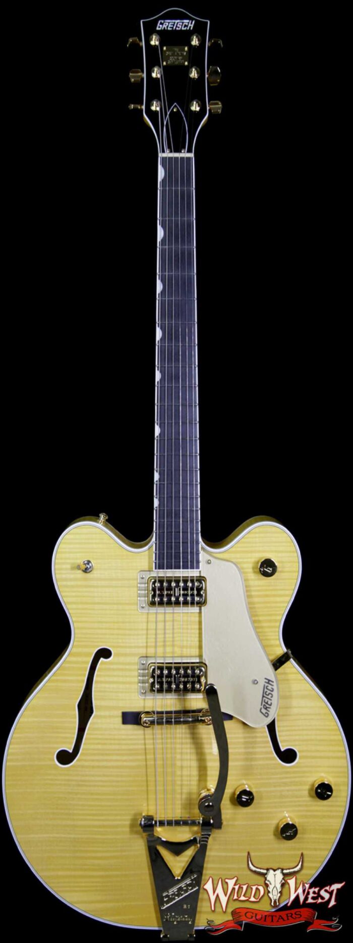 Gretsch G6122TFM Players Edition Country Gentleman with Bigsby Filter Tron Pickups Amber Stain - Image 1