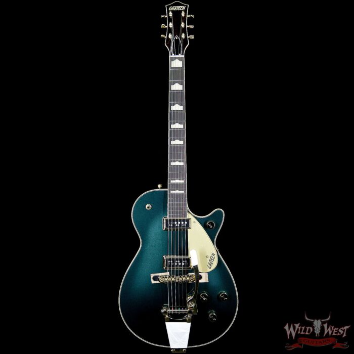 Gretsch G6128TCG Duo Jet with Bigsby Rosewood Fingerboard TV Jones Gold Hardware Cadillac Green - Image 5