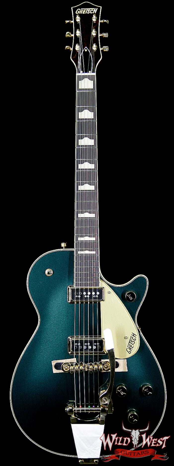 Gretsch G6128TCG Duo Jet with Bigsby Rosewood Fingerboard TV Jones Gold Hardware Cadillac Green - Image 1