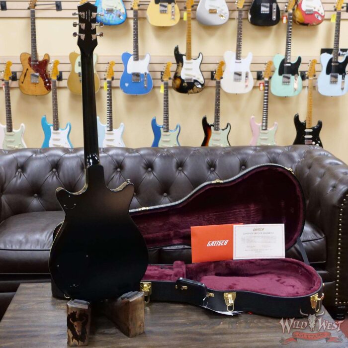 Gretsch G6131-MY Malcolm Young Signature Jet Ebony Fingerboard Natural - Image 8