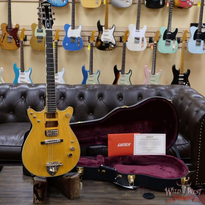 Gretsch G6131-MY Malcolm Young Signature Jet Ebony Fingerboard Natural - Image 5