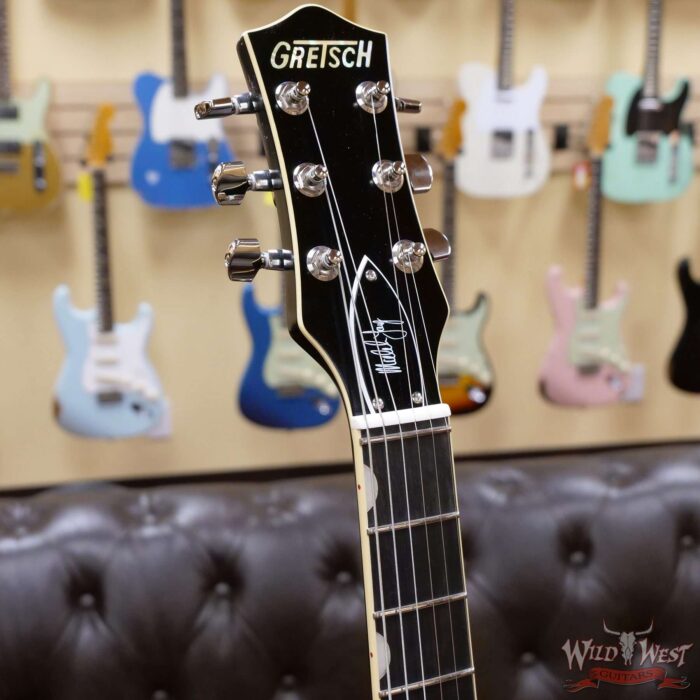 Gretsch G6131-MY Malcolm Young Signature Jet Ebony Fingerboard Natural - Image 6