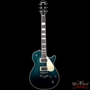 Gretsch G6228 Player Edition Jet Broad’Tro BT65 Pickups V-Stopstail Rosewood Board Cadillac Green - Image 4