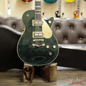 Gretsch G6228 Player Edition Jet Broad’Tro BT65 Pickups V-Stopstail Rosewood Board Cadillac Green - Image 13
