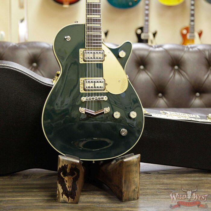 Gretsch G6228 Player Edition Jet Broad’Tro BT65 Pickups V-Stopstail Rosewood Board Cadillac Green - Image 13