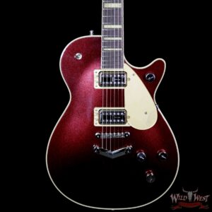 Gretsch G6228 Player Edition Jet Broad’Tro BT65 Pickups V-Stopstail Rosewood Board Dark Cherry Metallic - Image 3