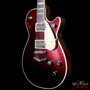 Gretsch G6228 Player Edition Jet Broad’Tro BT65 Pickups V-Stopstail Rosewood Board Dark Cherry Metallic - Image 2