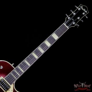 Gretsch G6228 Player Edition Jet Broad’Tro BT65 Pickups V-Stopstail Rosewood Board Dark Cherry Metallic - Image 9