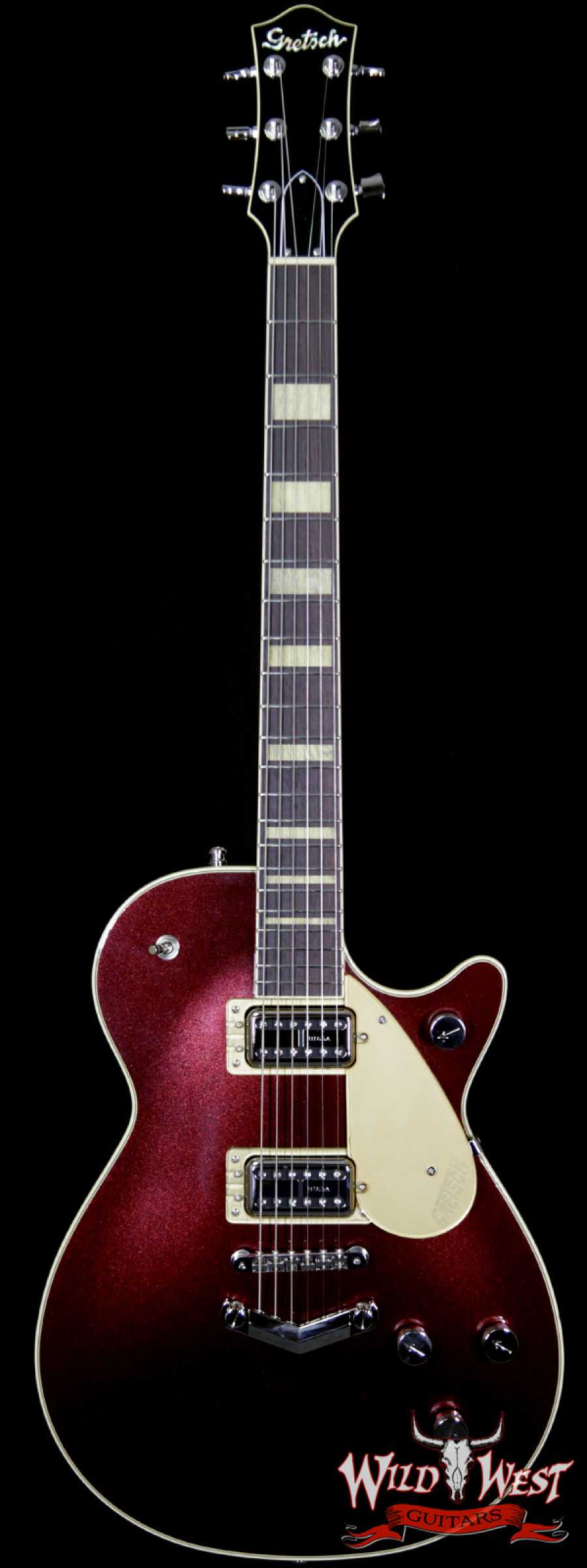 gretsch-g6228jet-darkcheryymetellic-jt18020885-main__wwg_large.jpg Gretsch G6228 Player Edition Jet Broad’Tro BT65 Pickups V-Stopstail Rosewood Board Dark Cherry Metallic - Image 1