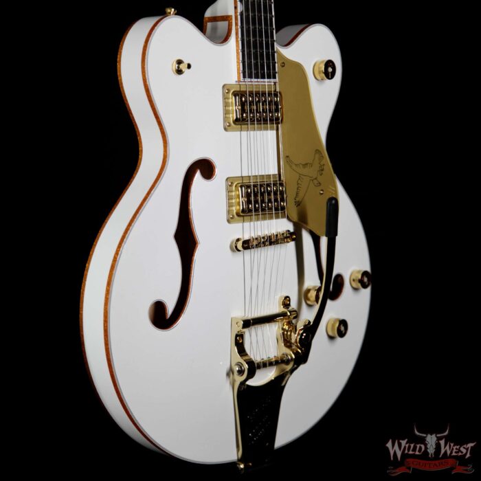 Gretsch G6636T Player Edition Falcon Center Block Double-cut w/String-Thru Bigsby White - Image 4