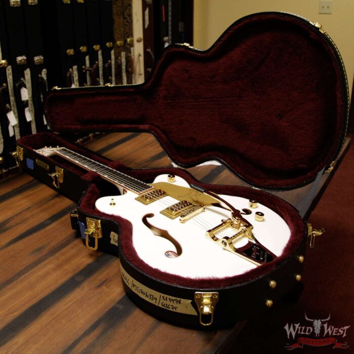 Gretsch G6636T Player Edition Falcon Center Block Double-cut w/String-Thru Bigsby White - Image 12