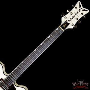 Gretsch G6636T-RF Richard Fortus Signature Falcon Center Block with String-Thru Bigsby Ebony Fingerboard Vintage White - Image 4