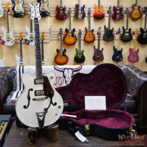 Gretsch G6636T-RF Richard Fortus Signature Falcon Center Block with String-Thru Bigsby Ebony Fingerboard Vintage White - Image 5