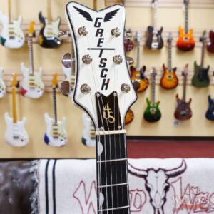 Gretsch G6636T-RF Richard Fortus Signature Falcon Center Block with String-Thru Bigsby Ebony Fingerboard Vintage White - Image 6