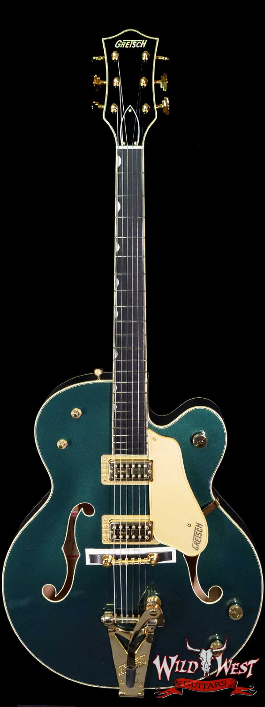 gretsch-jt20072793-main__wwg_large.jpg Gretsch G6196T-59 Vintage Select Edition ‘59 Country Club Hollow Body with Bigsby Filter’Tron Pickups Cadillac Green - Image 1