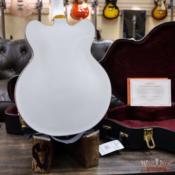 Gretsch G6636T Player Edition Falcon Hollow Body with Center Block and Bigsby Filtertron Pickups White - Image 10