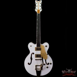 Gretsch G6636T Player Edition Falcon Hollow Body with Center Block and Bigsby Filtertron Pickups White - Image 3