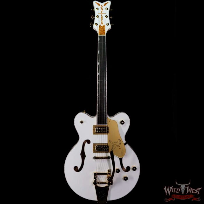 Gretsch G6636T Player Edition Falcon Hollow Body with Center Block and Bigsby Filtertron Pickups White - Image 3