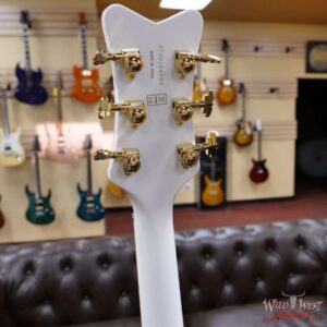 Gretsch G6636T Player Edition Falcon Hollow Body with Center Block and Bigsby Filtertron Pickups White - Image 9