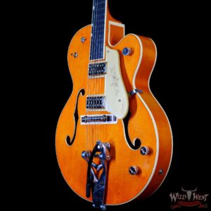 Gretsch G6120T-59 Vintage Select Edition ‘59 Chet Atkins Hollow Body with Bigsby Vintage Orange Stain Lacquer - Image 2