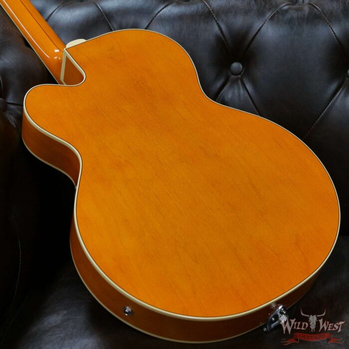 Gretsch G6120T-59 Vintage Select Edition ‘59 Chet Atkins Hollow Body with Bigsby Vintage Orange Stain Lacquer - Image 10