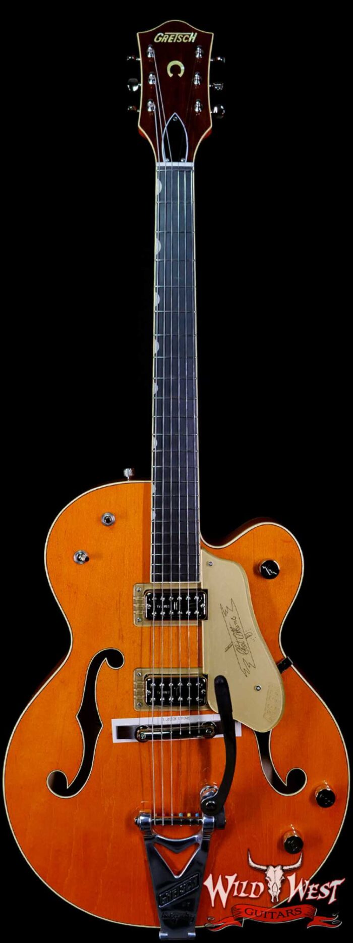 Gretsch G6120T-59 Vintage Select Edition ‘59 Chet Atkins Hollow Body with Bigsby Vintage Orange Stain Lacquer - Image 1