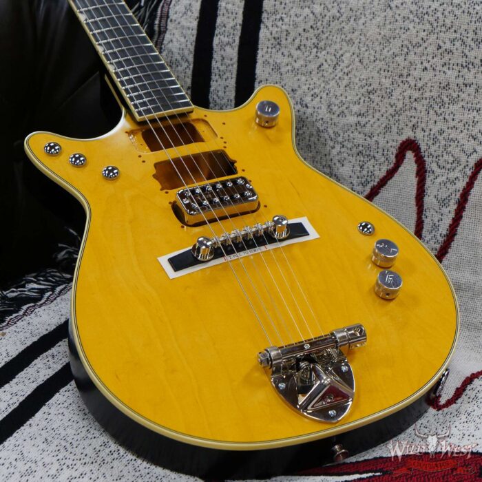 Gretsch G6131-MY Malcolm Young Signature Jet Ebony Fingerboard Natural - Image 7