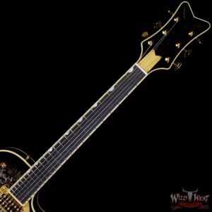 Gretsch G6134TG Limited Edition Paisley Penguin with String-Thru Bigsby Ebony Fingerboard Black Paisley - Image 4
