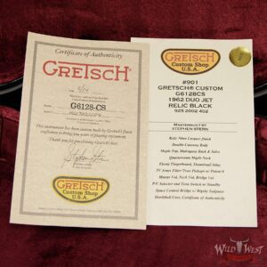 Summer Event #901 Gretsch Custom Shop Masterbuilt Stephen Stern G6128-CS 1962 Duo Jet Relic Black - Image 15