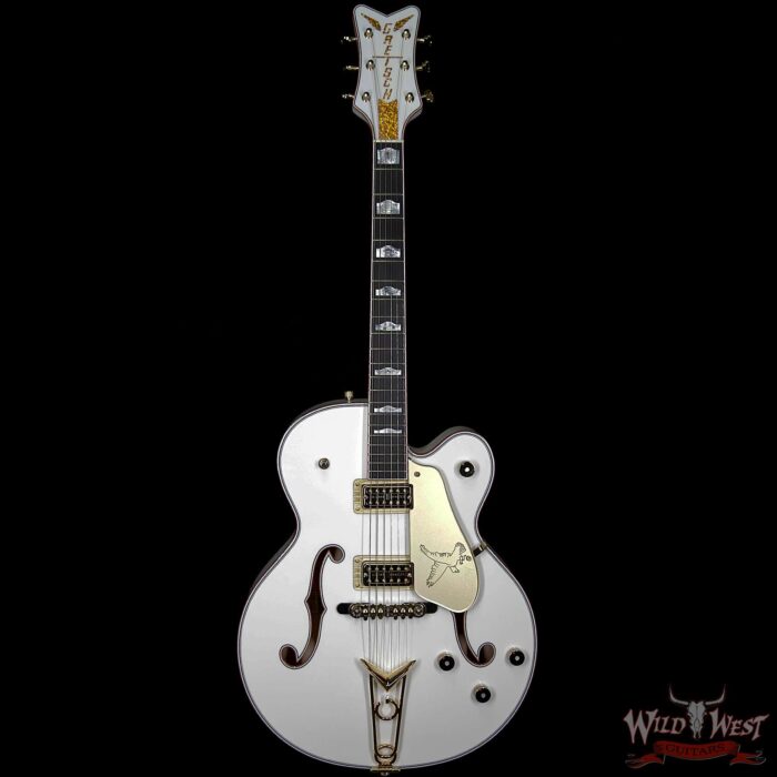Gretsch USA Custom Shop Stephen Stern Masterbuilt White Falcon G6136-CS FilterTron HH Hollowbody w/ Cadillac Tailpiece - Image 5