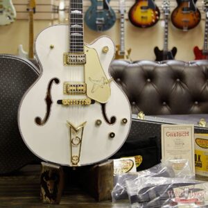 Gretsch USA Custom Shop Stephen Stern Masterbuilt White Falcon G6136-CS FilterTron HH Hollowbody w/ Cadillac Tailpiece - Image 11