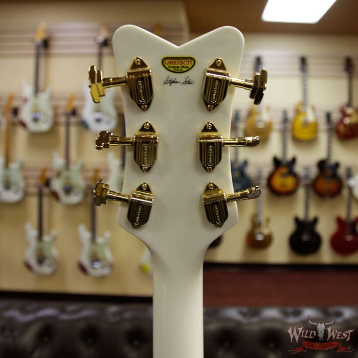 Gretsch USA Custom Shop Stephen Stern Masterbuilt White Falcon G6136-CS FilterTron HH Hollowbody w/ Cadillac Tailpiece - Image 14