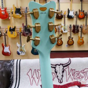 Gretsch USA Custom Shop Stephen Stern Masterbuilt G6134-CS Penguin Cadillac G Tailpiece Relic Surf Green - Image 10