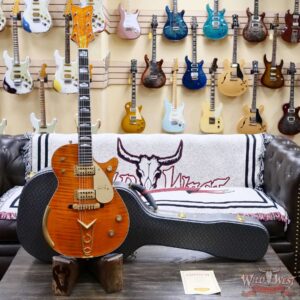 Gretsch Custom Shop Chad Henrichsen Masterbuilt 1959 59’ Penguin Relic Orange 8.75lbs - Image 6