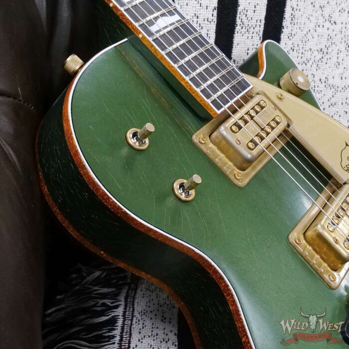 Gretsch Custom Shop Gonzalo Madrigal Masterbuilt 1959 59’ Penguin Relic Cadillac Green - Image 8