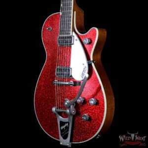 Gretsch Custom Shop USA G6129CS Masterbuilt 1958 Sparkle Jet Relic with Bigsby Red Sparkle by Stephen Stern - Image 2