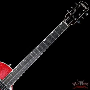 Gretsch Custom Shop USA G6129CS Masterbuilt 1958 Sparkle Jet Relic with Bigsby Red Sparkle by Stephen Stern - Image 8