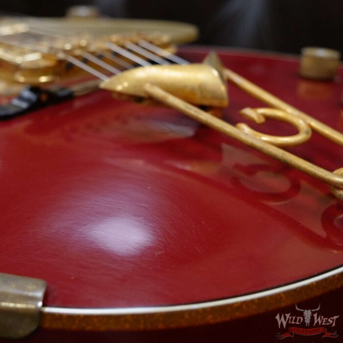 Gretsch USA Custom Shop Stephen Stern Masterbuilt G6134CS Penguin Relic with Cadillac G Tailpiece Firebird Red - Image 12