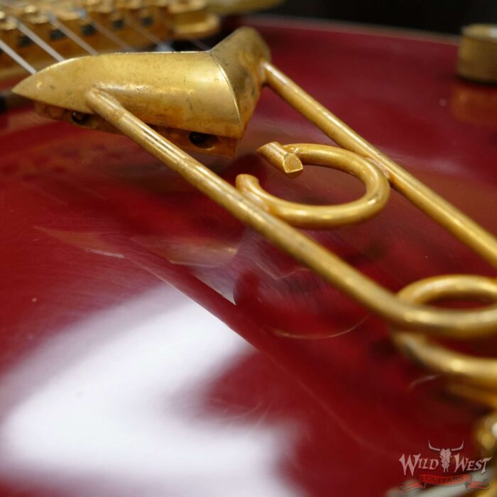 Gretsch USA Custom Shop Stephen Stern Masterbuilt G6134CS Penguin Relic with Cadillac G Tailpiece Firebird Red - Image 13