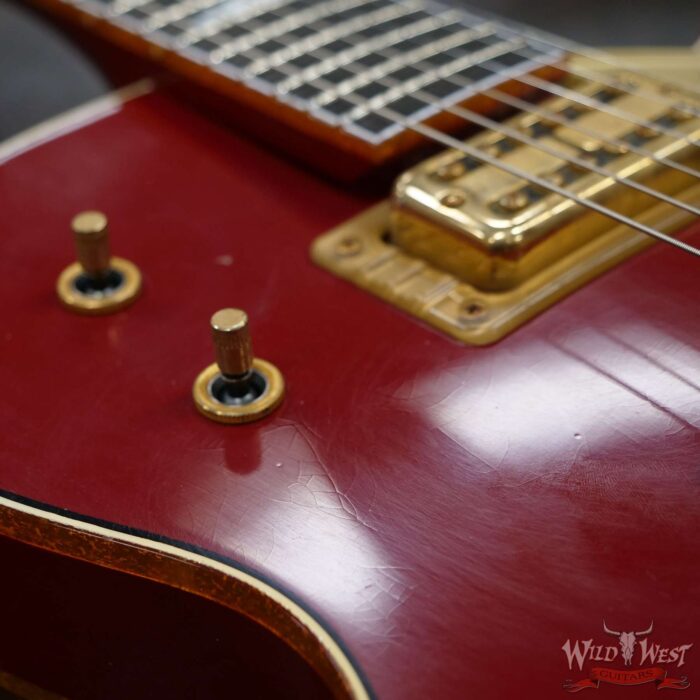 Gretsch USA Custom Shop Stephen Stern Masterbuilt G6134CS Penguin Relic with Cadillac G Tailpiece Firebird Red - Image 15