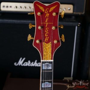 Gretsch USA Custom Shop Stephen Stern Masterbuilt G6134CS Penguin Relic with Cadillac G Tailpiece Firebird Red - Image 7