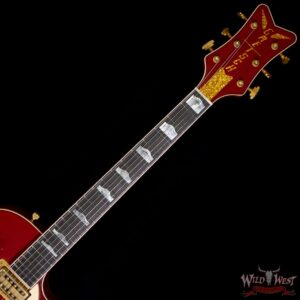 Gretsch USA Custom Shop Stephen Stern Masterbuilt G6134CS Penguin Relic with Cadillac G Tailpiece Firebird Red - Image 4