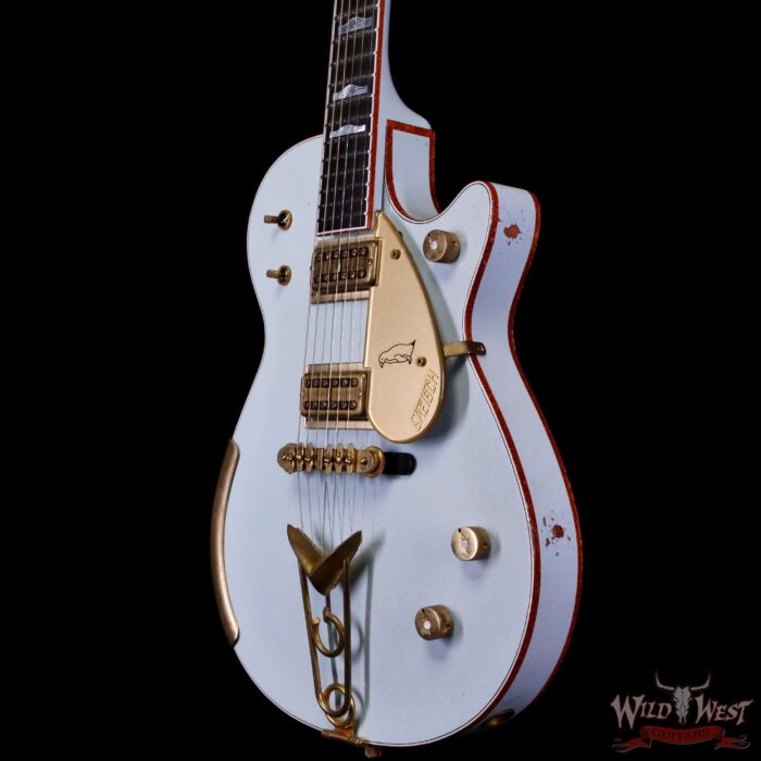 Gretsch Custom Shop Chad Henrichsen Masterbuilt 59’ Penguin Relic Sonic Blue - Image 2