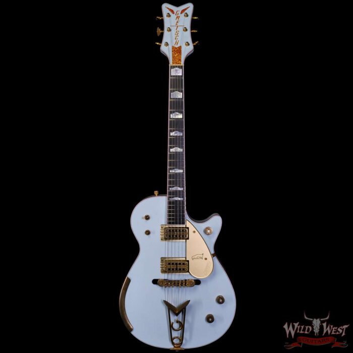 Gretsch Custom Shop Chad Henrichsen Masterbuilt 59’ Penguin Relic Sonic Blue - Image 3