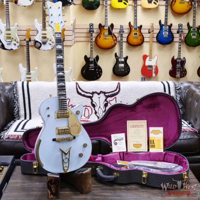 Gretsch Custom Shop Chad Henrichsen Masterbuilt 59’ Penguin Relic Sonic Blue - Image 7