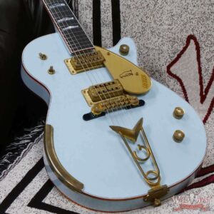 Gretsch Custom Shop Chad Henrichsen Masterbuilt 59’ Penguin Relic Sonic Blue - Image 9