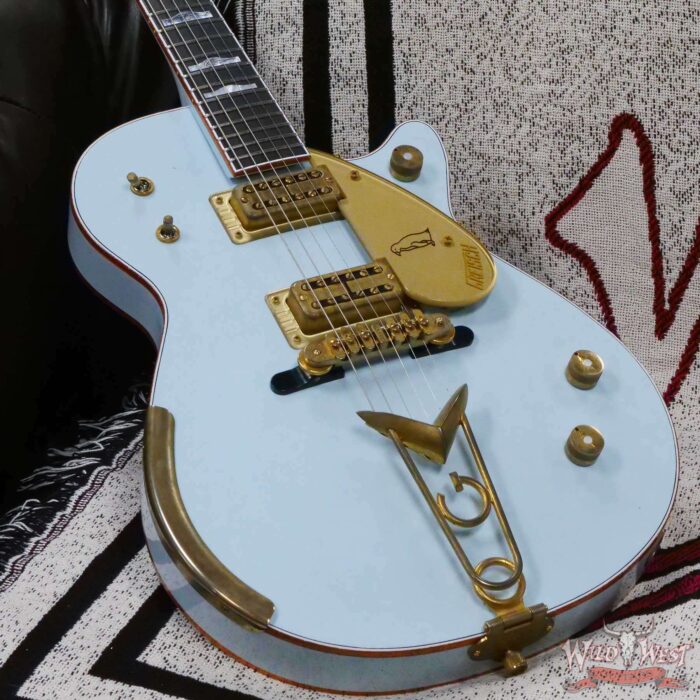 Gretsch Custom Shop Chad Henrichsen Masterbuilt 59’ Penguin Relic Sonic Blue - Image 9